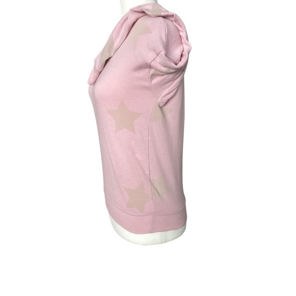 Spiritual Gangster Pink Sweatshirt Stars Vintage Made In USA - Picture 3 of 6